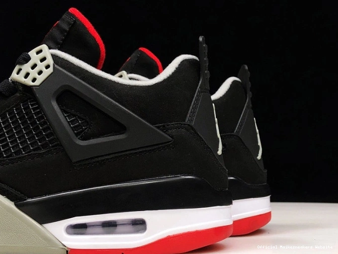 Official Maikesneakers RETRO 308497-060 BLACK JORDAN CEMENT 4 0805